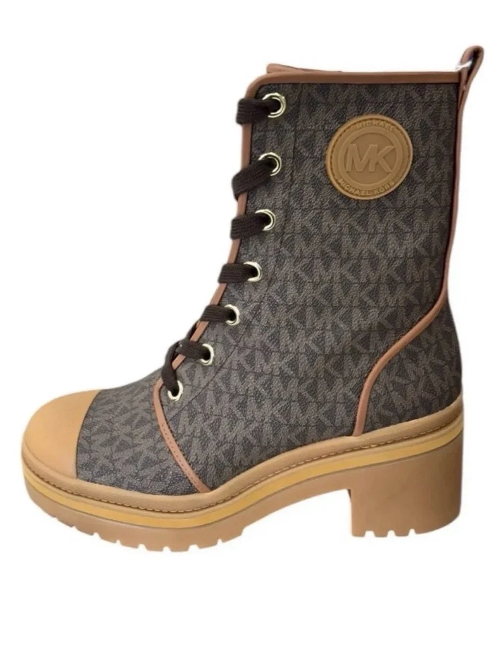 Michael Kors Signature Ankle Boots size 8.5 New In Box.